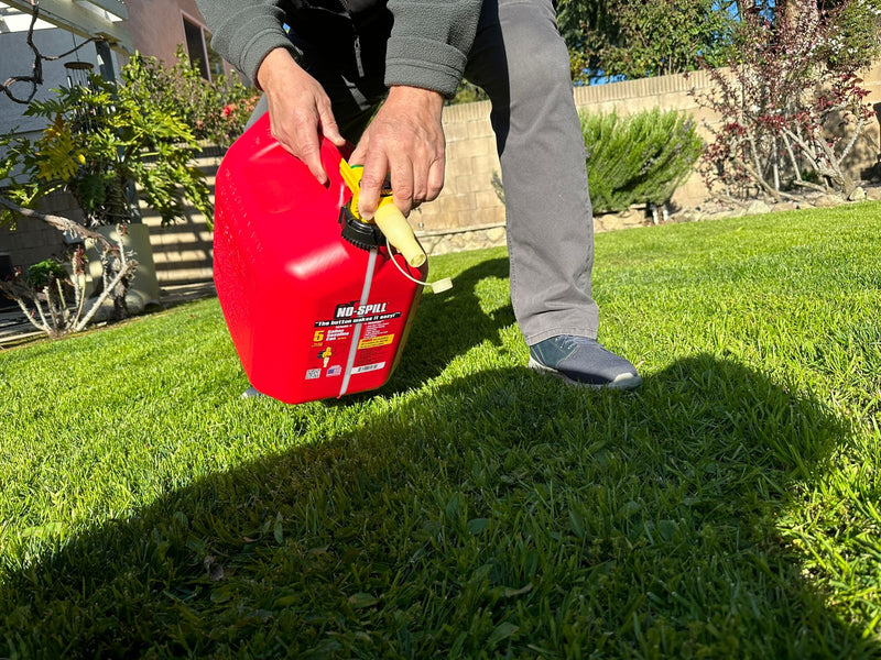 When is the best time to replace my gas can stored in my garage?